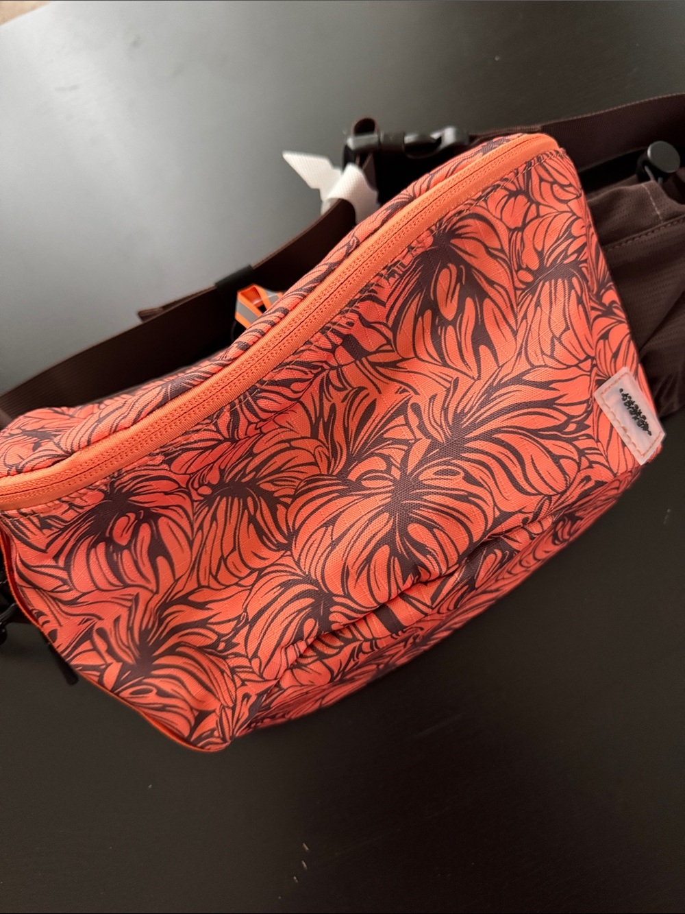 Free People Movement The Happy Camper Sling Bag Coral Floral Fanny Pack - NEW - Picture 4 of 10